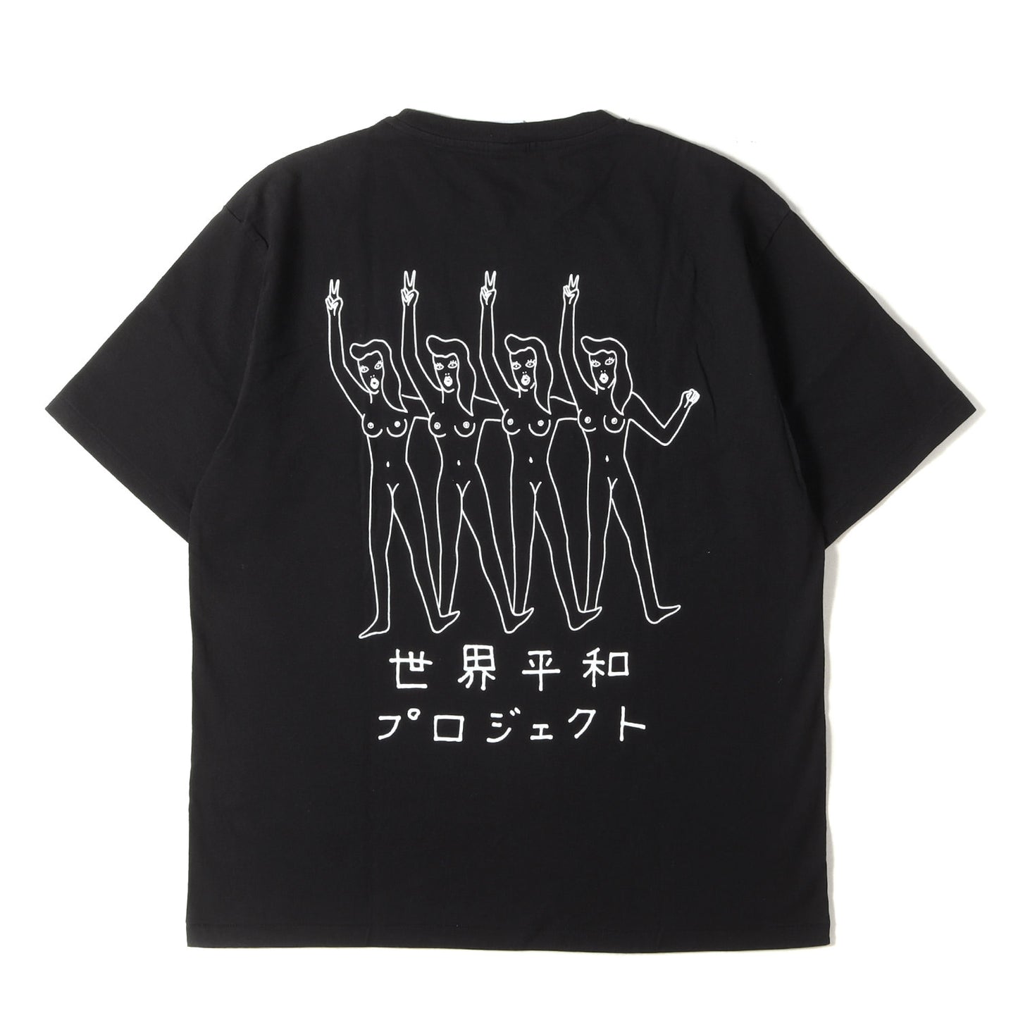 22SS 世界平和プロジェクト ヘビー Tシャツ(WASHED HEAVY WEIGHT CREW NECK COLOR T-SHIRT)