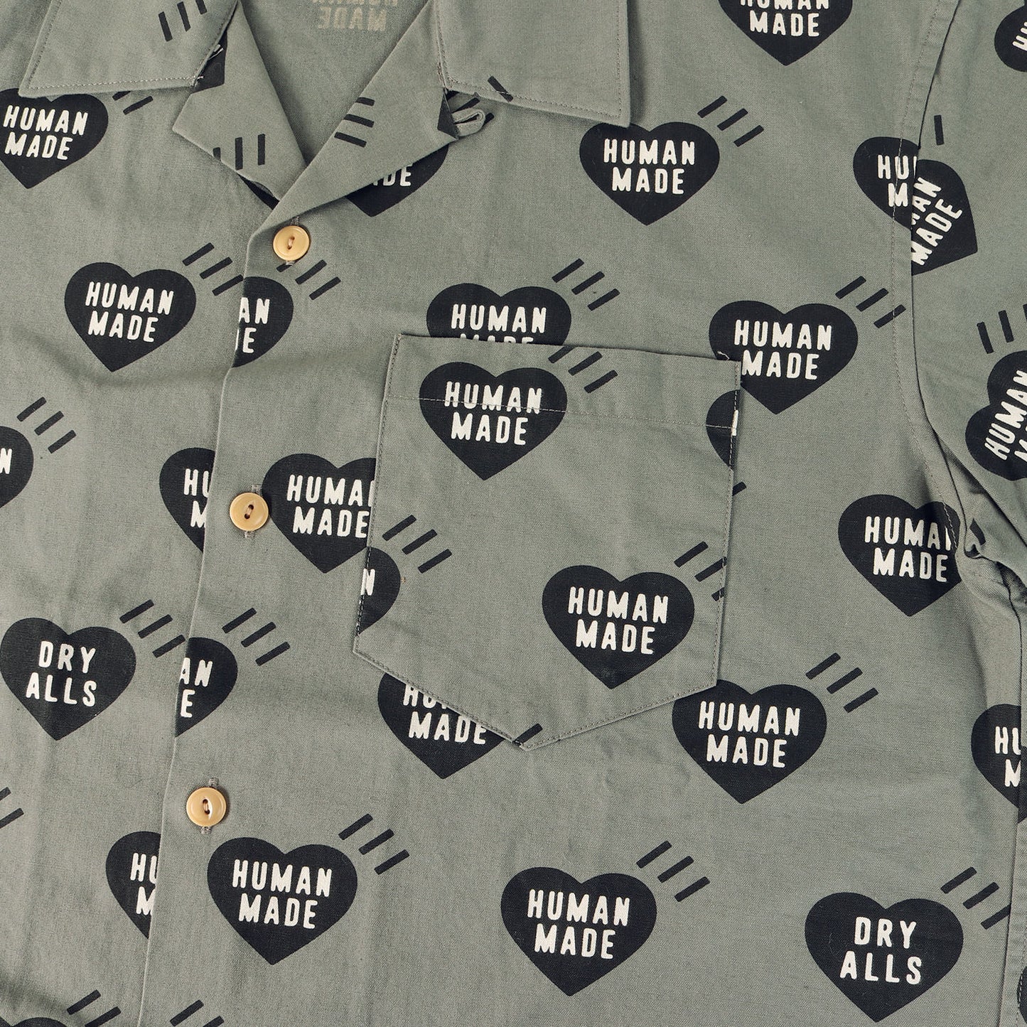 22SS ハート柄 コットン アロハシャツ(HEART ALOHA SHIRT)