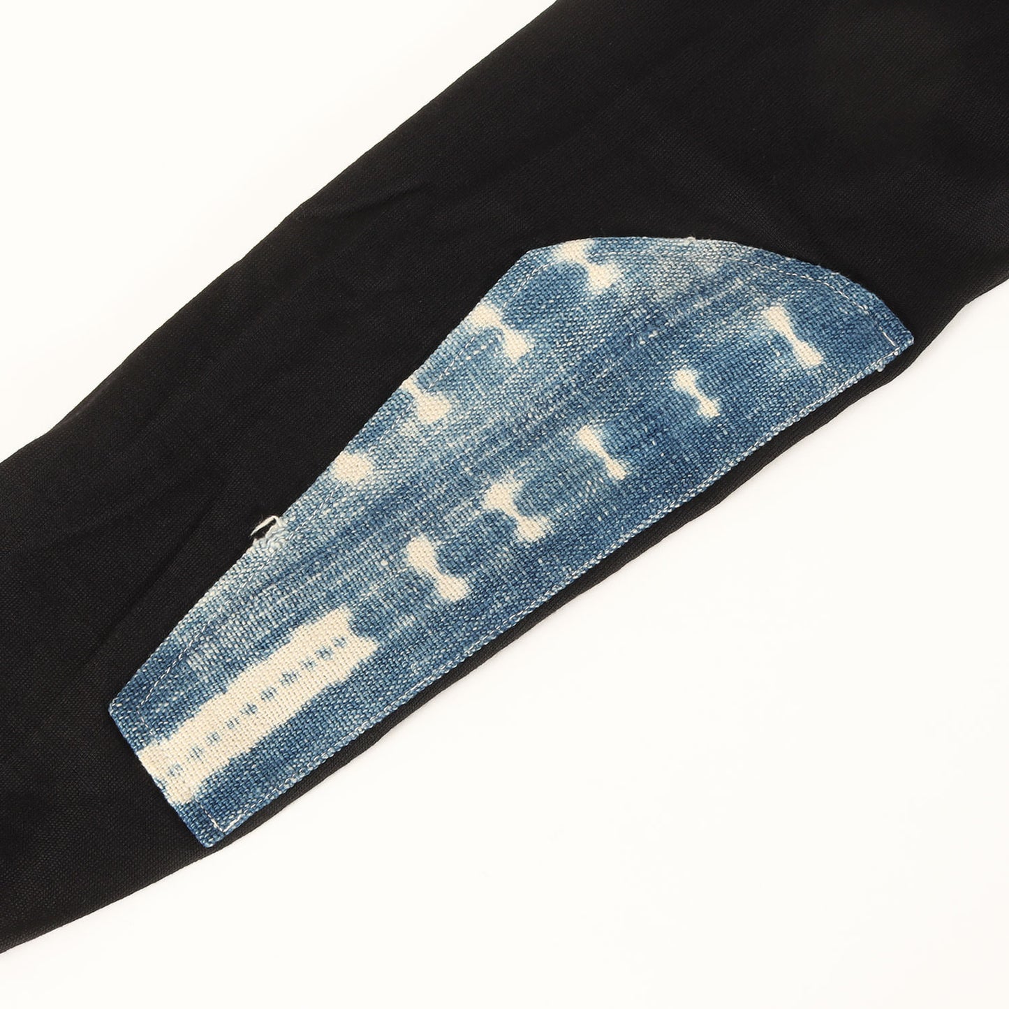 00s F.I.L限定 インディゴ エルボーパッチ付き ウールニット カーディガン(SELMER CARDIGAN KUBA)