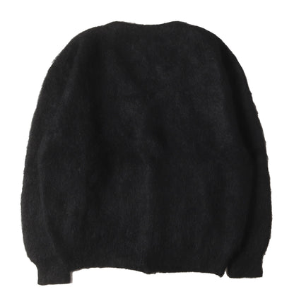 チェーン刺繍ロゴ モヘヤニット カーディガン(MOHAIR CARDIGAN)