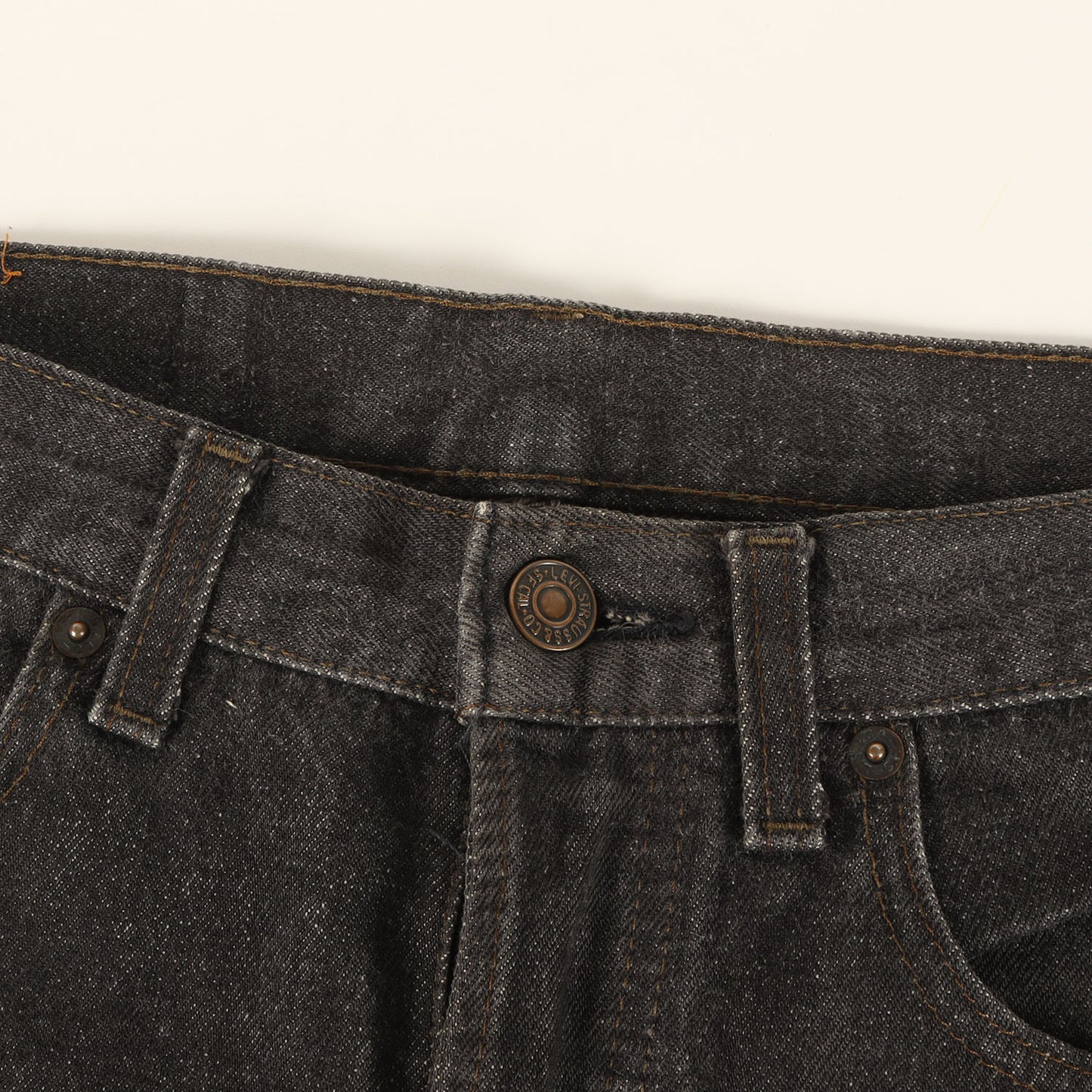 90s 501 先染めブラック デニムパンツ / USA製 501-0658