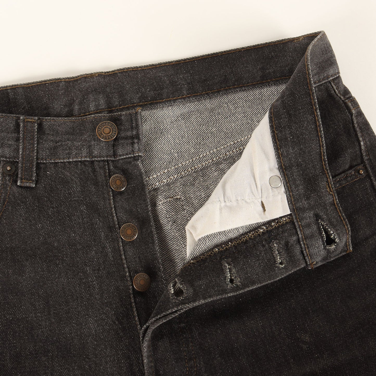 90s 501 先染めブラック デニムパンツ / USA製 501-0658