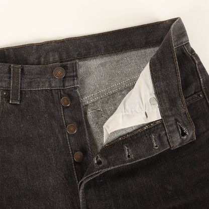 90s 501 先染めブラック デニムパンツ / USA製 501-0658