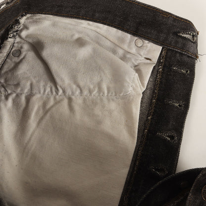 90s 501 先染めブラック デニムパンツ / USA製 501-0658