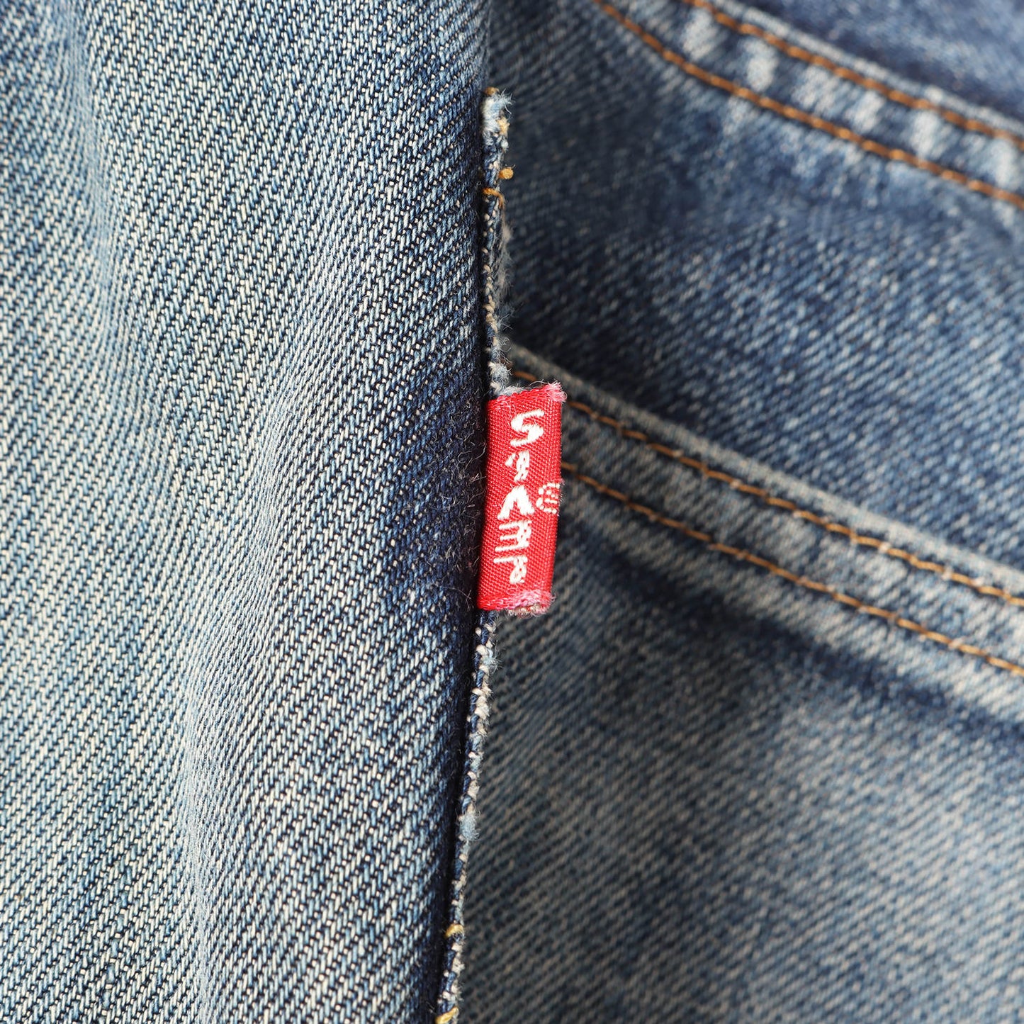 [雰囲気抜群] 90s 1950年代復刻 501XX デニムパンツ / USA製 501-0003 バレンシア工場 ボタン裏刻印555