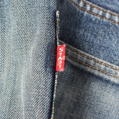 [雰囲気抜群] 90s 1950年代復刻 501XX デニムパンツ / USA製 501-0003 バレンシア工場 ボタン裏刻印555