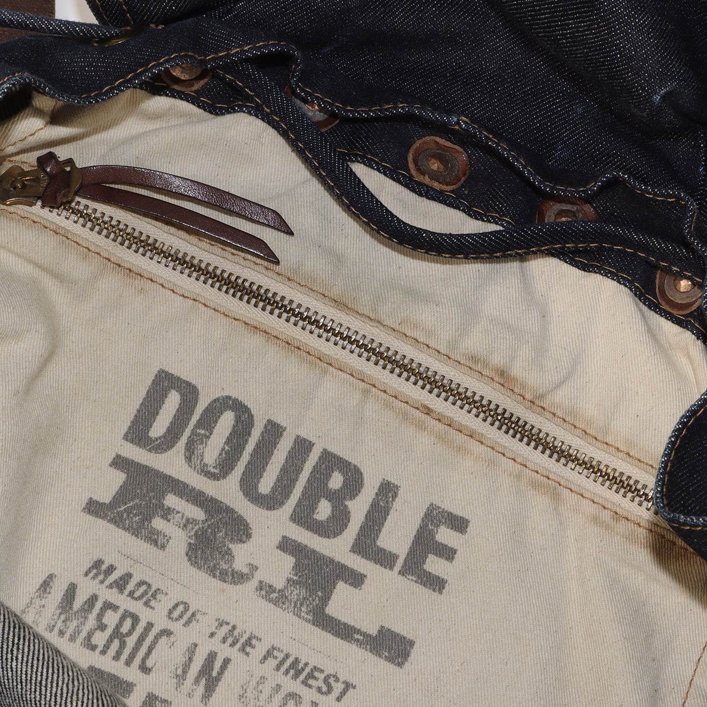 スウェード コンビ デニム リュックサック / バックパック (Denim Rucksack)