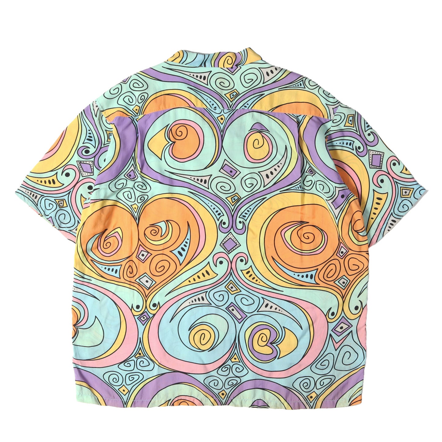 00s プッチ柄 レーヨン アロハシャツ(Laugh in Aloha Shirts)