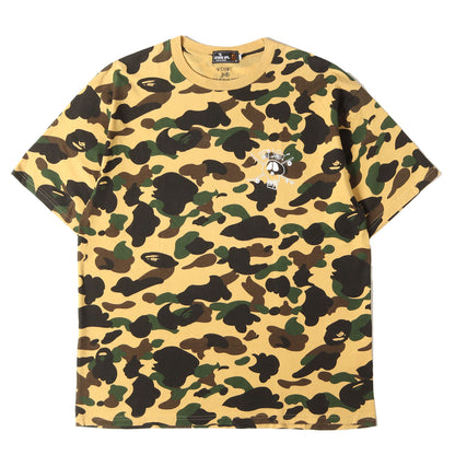 ×STUSSY 30周年記念 1stカモ 猿迷彩 スカルボーン Tシャツ