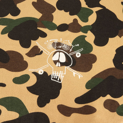 ×STUSSY 30周年記念 1stカモ 猿迷彩 スカルボーン Tシャツ
