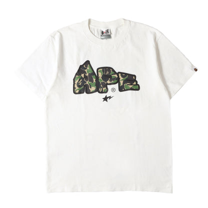00s FOOT SOLDIER限定 APEカモ柄 BAPE STAロゴ Tシャツ