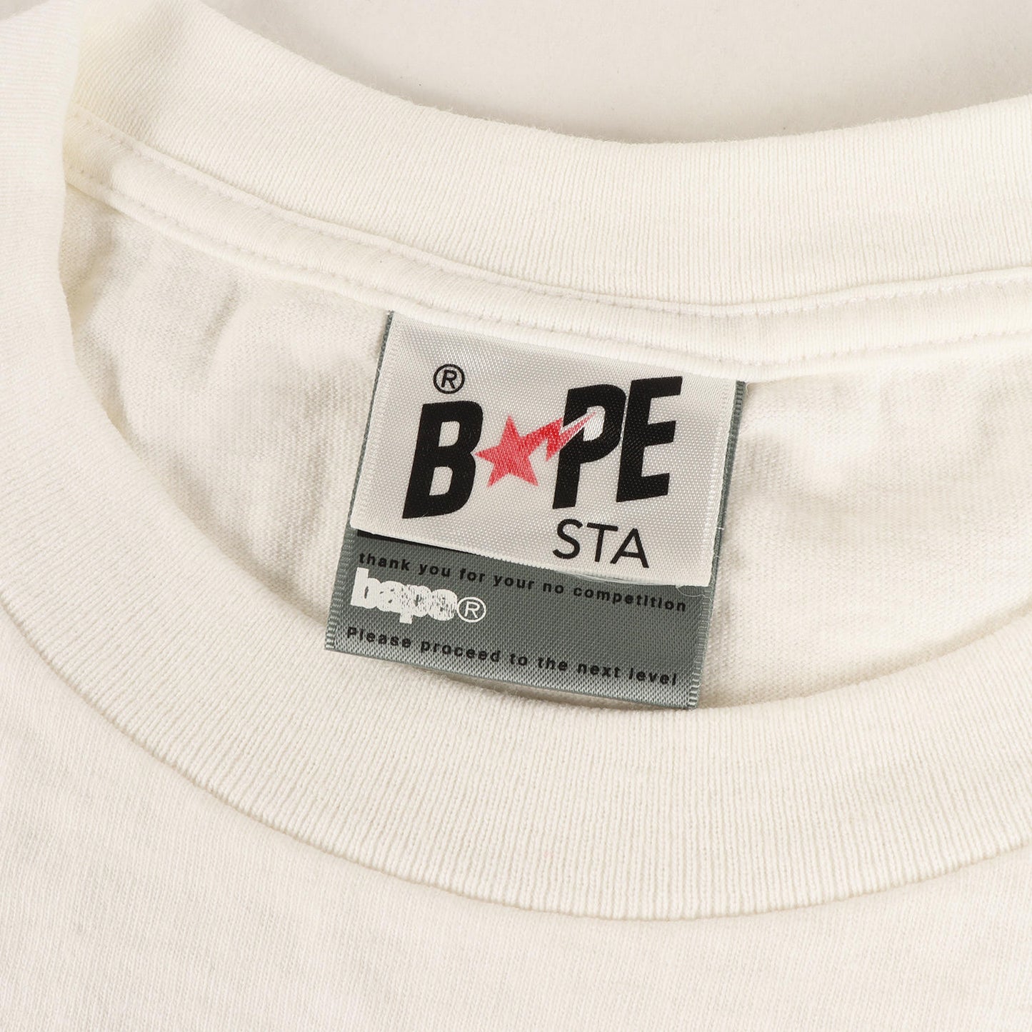 00s FOOT SOLDIER限定 APEカモ柄 BAPE STAロゴ Tシャツ