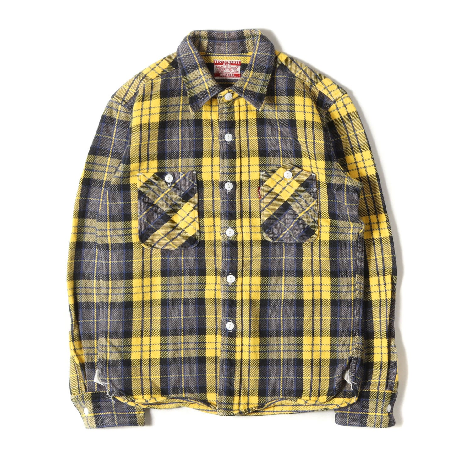 [著名人着用モデル] 00s 山ポケット ヘビー チェック フランネルシャツ