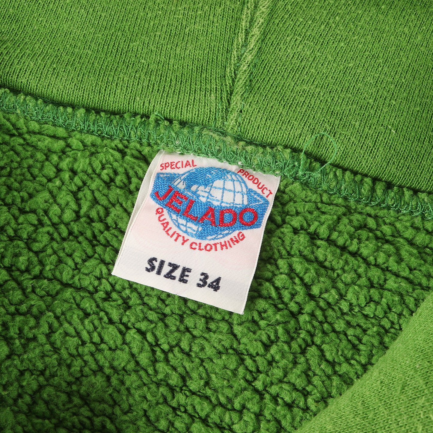 インディアンパッチ付き フルジップ スウェットパーカー