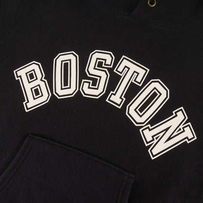 [単色タグ復刻] BOSTON カレッジロゴ リバースウィーブ スウェットパーカー