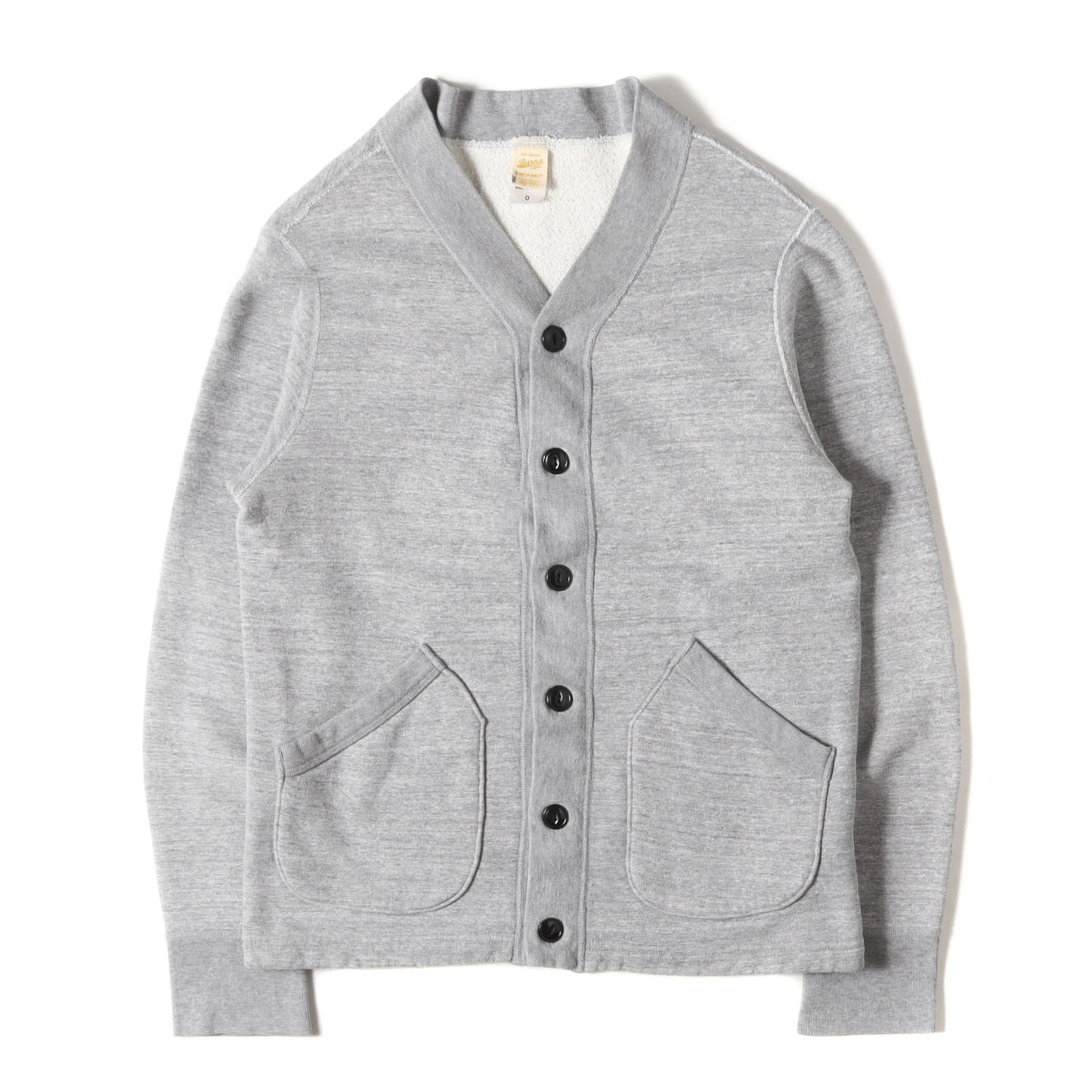 パッチポケット スウェット カーディガン