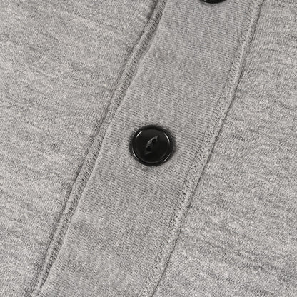 パッチポケット スウェット カーディガン