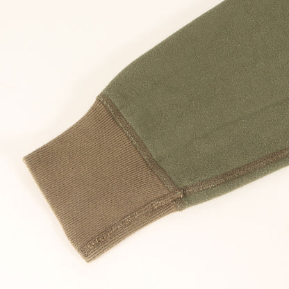 無地 前V クルーネック スウェット