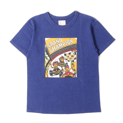両面プリント ヘビー クルーネック Tシャツ