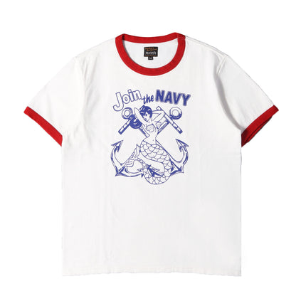 ミリタリープリント リンガー Tシャツ