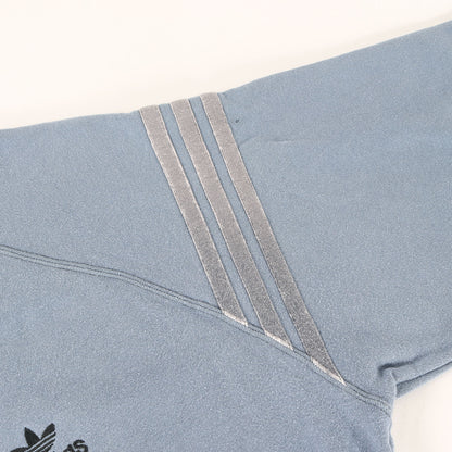 [DESCENTE製] 80s 3本ライン トレフォイル クルーネック ラグラン スウェット