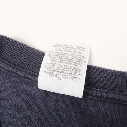 [GOODフェード] 90s 万国旗タグ ビッグロゴプリント Tシャツ USA製