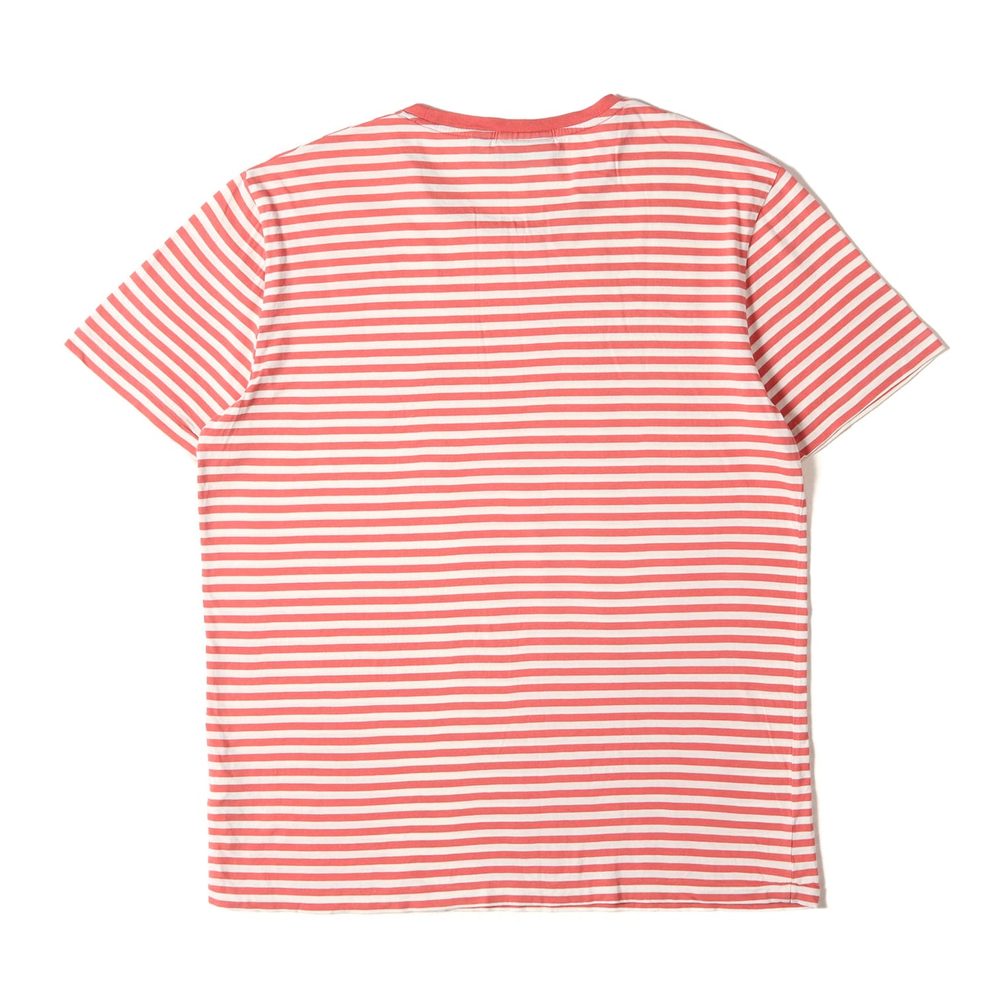 ワンポイント刺繍 ボーダー ポケット Tシャツ