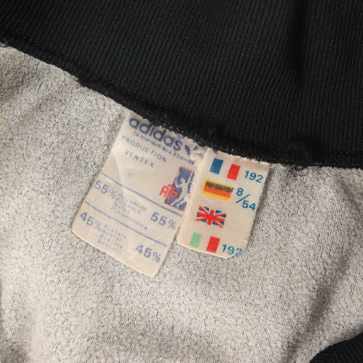 [フランス製 ATP VENTEX社] 70s 3本ライン トレフォイル フルジップ ジャージ トラックジャケット
