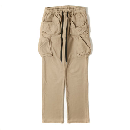 マルチポケット コットンカツラギ イージーパンツ
