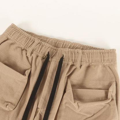 マルチポケット コットンカツラギ イージーパンツ