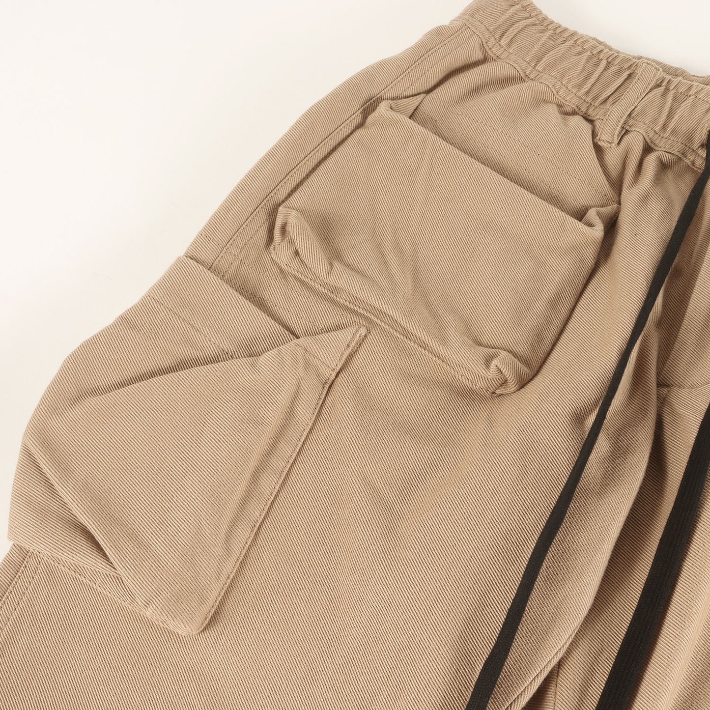 マルチポケット コットンカツラギ イージーパンツ