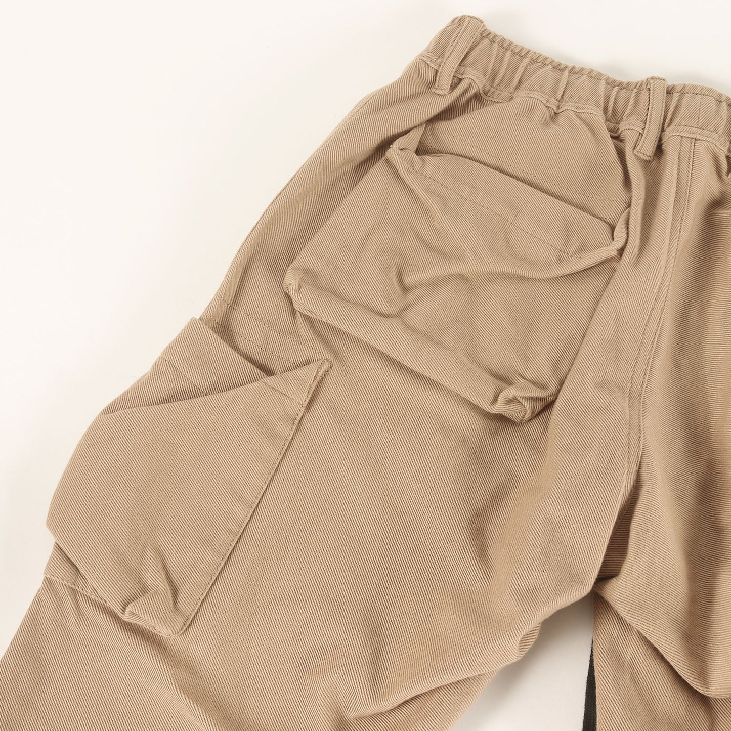 マルチポケット コットンカツラギ イージーパンツ