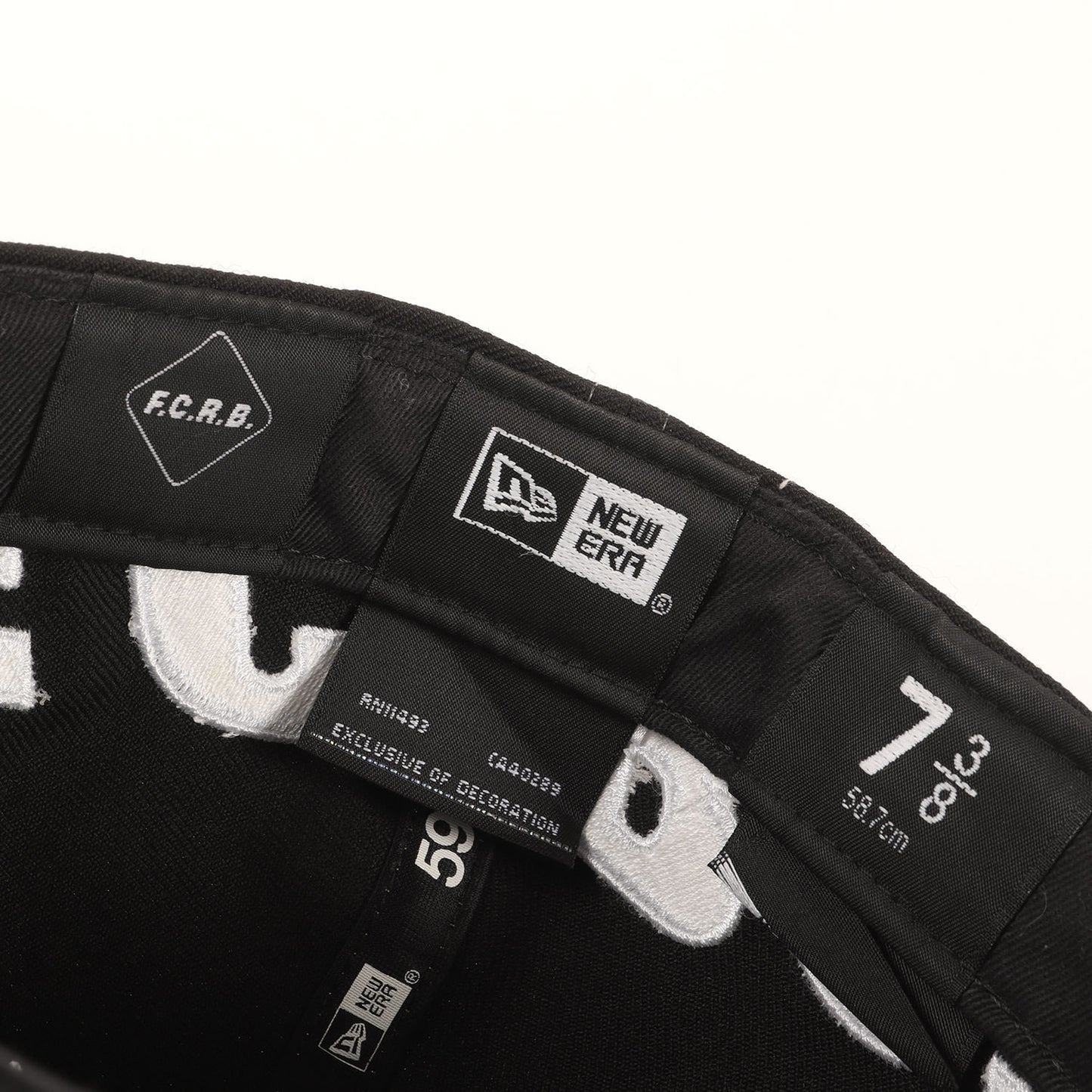 ×NEW ERA ブランドロゴ ベースボールキャップ(WHOLE PANEL LOGO 59FIFTY)