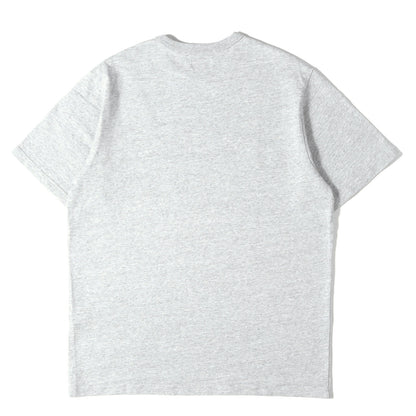 20AW チェック柄 アップリケロゴ ヘビー Tシャツ(Plaid Applique S/S Top)