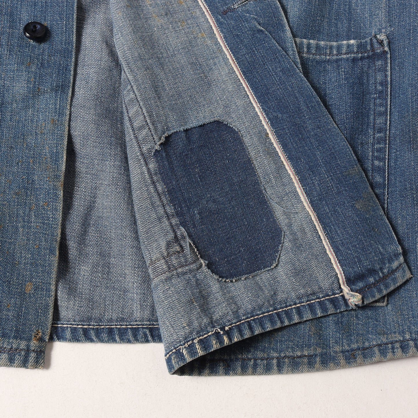 [希少モデル] 50s 耳付き デニム カバーオール