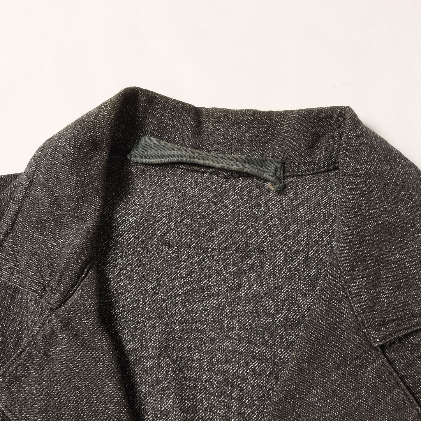 [フレンチヴィンテージ] 40s - 50s ごま塩 ブラックシャンブレー ワークジャケット