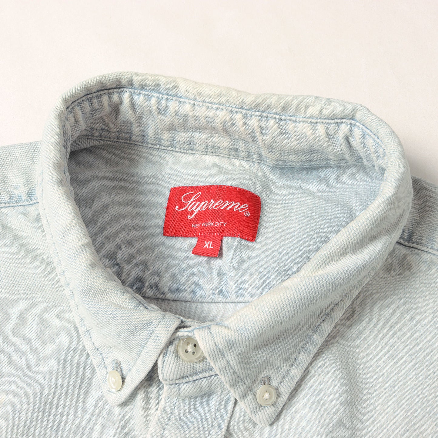 23SS スモールBOX ボタンダウン デニムシャツ(Small Box Shirt)