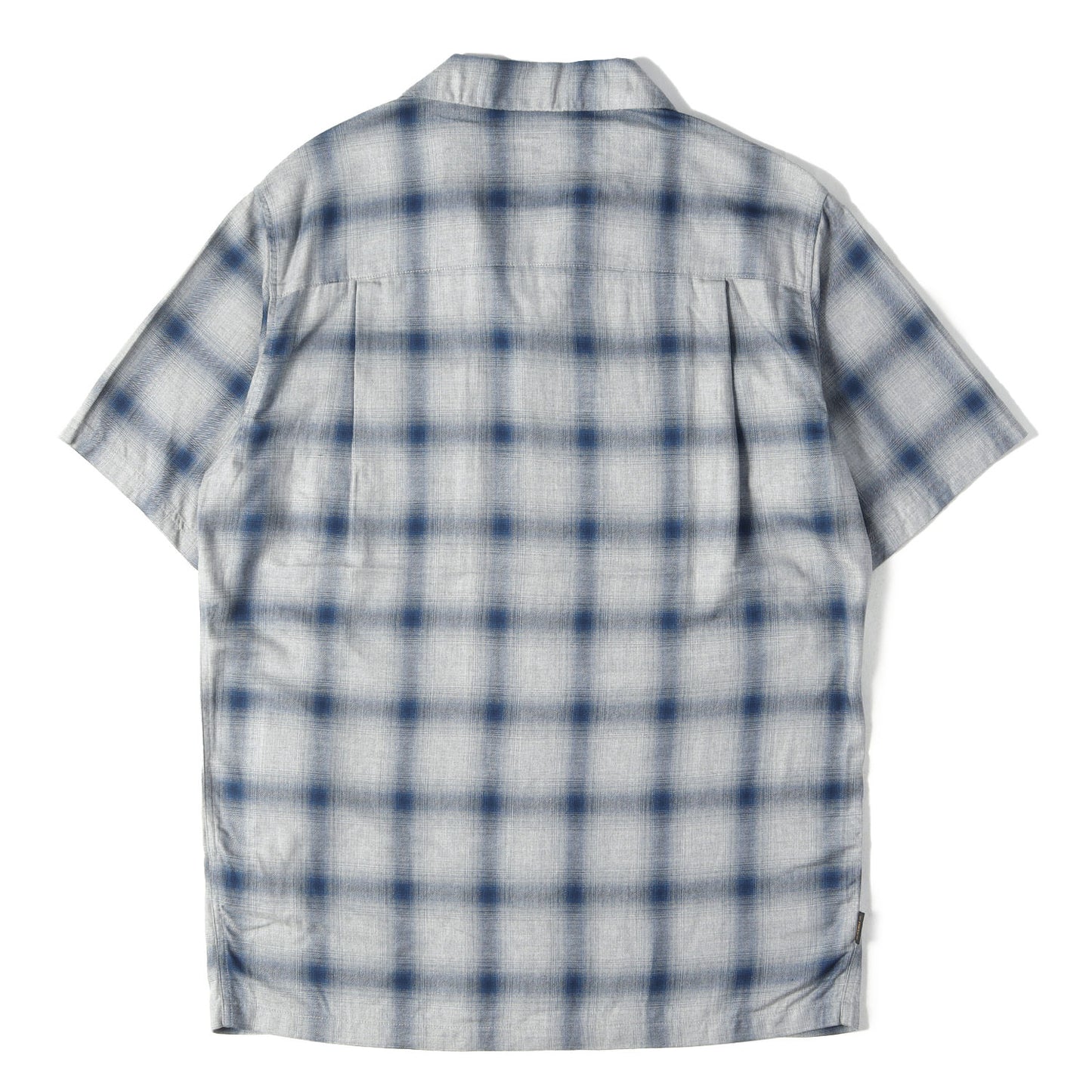 オンブレチェック オープンカラー 半袖シャツ(B&C / R-SHIRTS. SS)