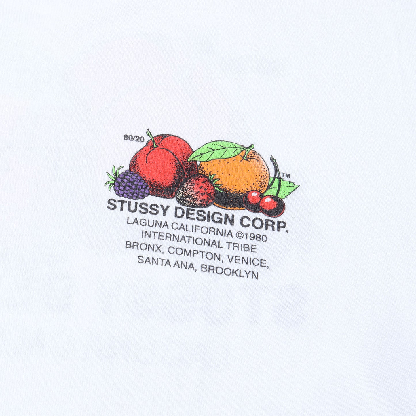 20SS フルーツ グラフィック Tシャツ(Fresh Fruit S/S Tee)