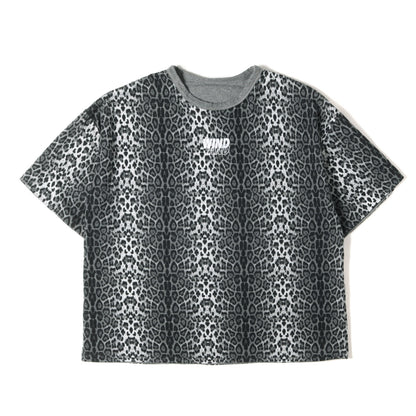20SS レオパード柄 リバーシブル オーバーサイズ Tシャツ(LEOPARD RIVERSIBLE CUT-SEWN)