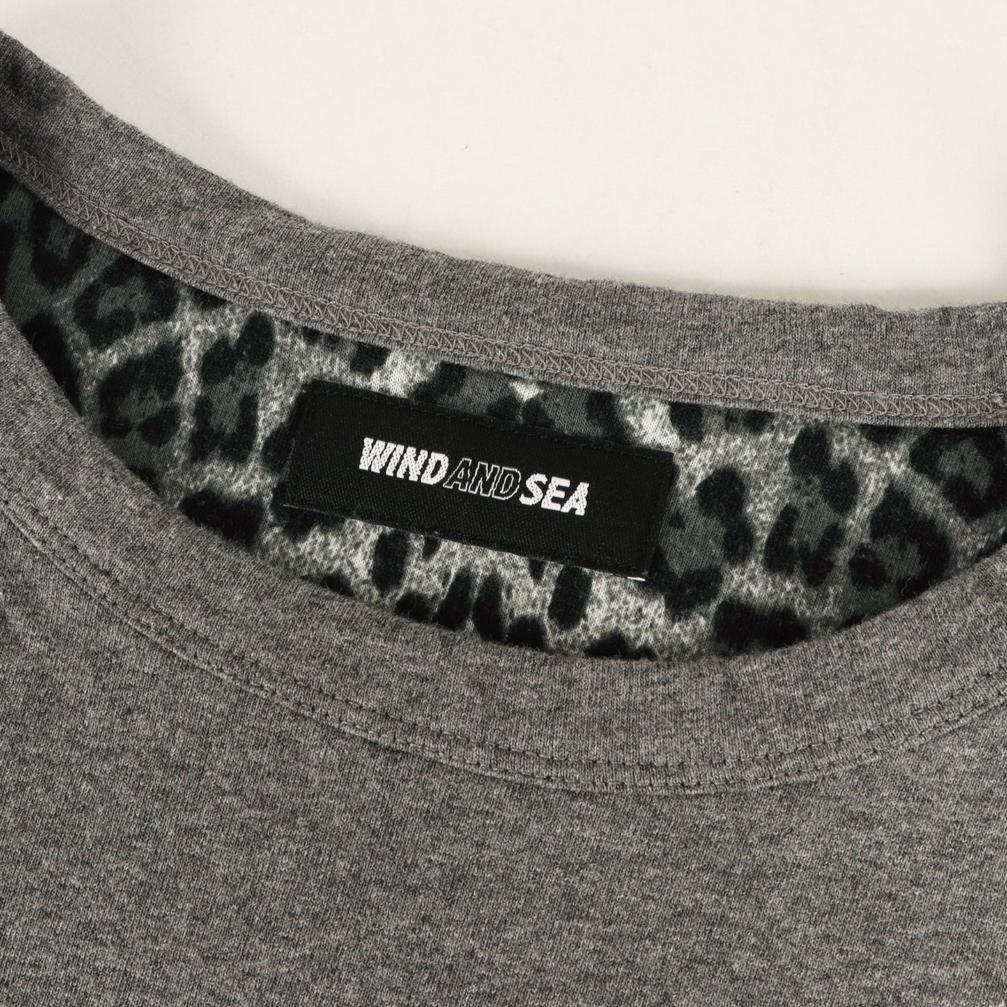 20SS レオパード柄 リバーシブル オーバーサイズ Tシャツ(LEOPARD RIVERSIBLE CUT-SEWN)