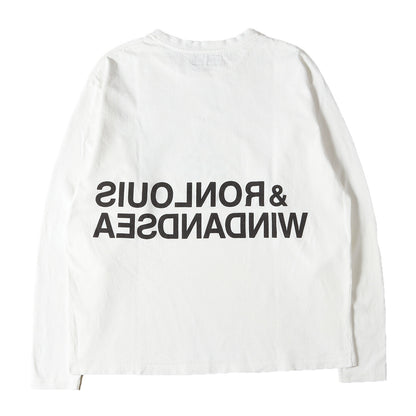 ×RON LOUIS ブランドロゴ ロングスリーブ Tシャツ