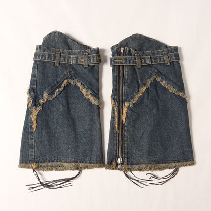 24AW ウエスタン デニム レッグウォーマー(WESTERN LEG COVER)
