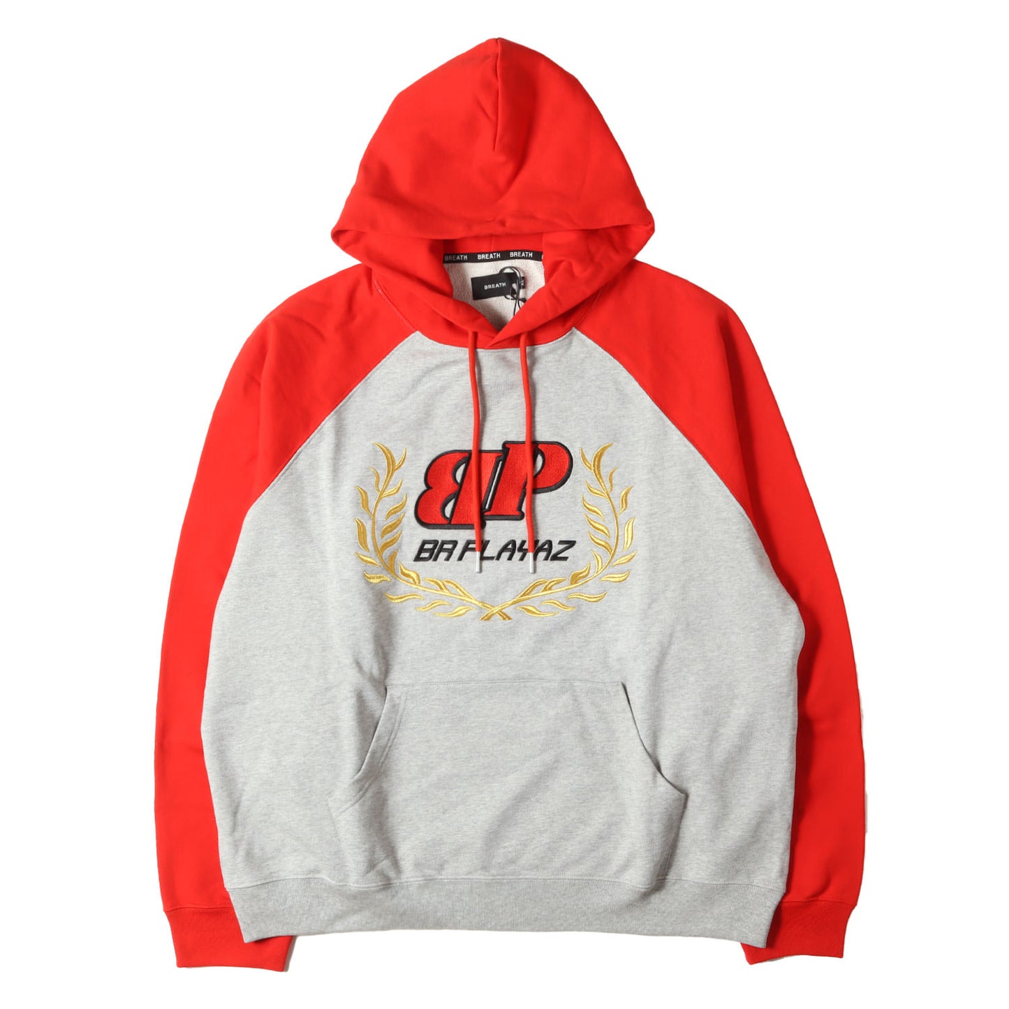 23AW ロゴ刺繍 2トーン スウェットパーカー(TWO TONE EMBROIDERY HOODIE)