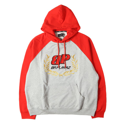 23AW ロゴ刺繍 2トーン スウェットパーカー(TWO TONE EMBROIDERY HOODIE)