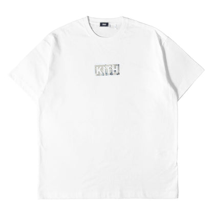 21SS タイル柄 BOXロゴ Tシャツ(Canvas Tile Logo Tee)