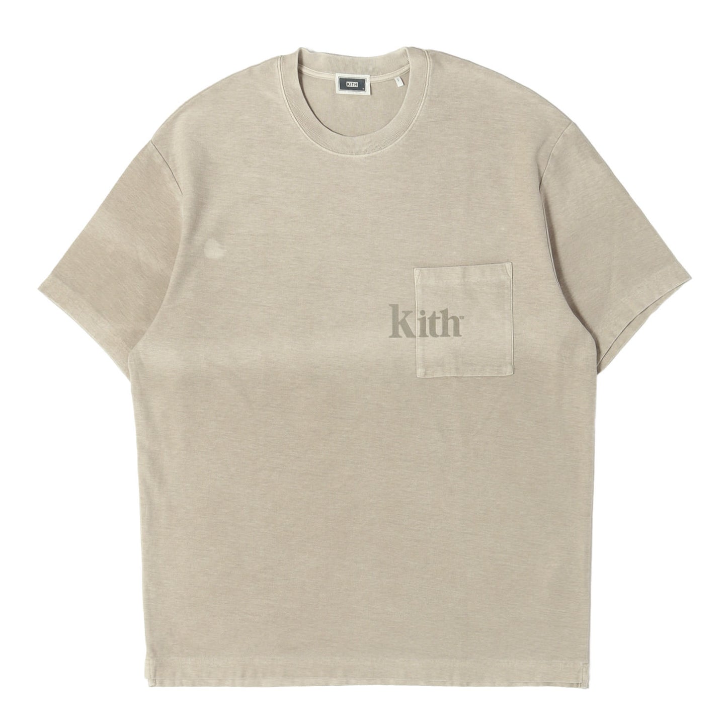 23SS ガーメントダイ加工 ヘビー ポケット Tシャツ(Kith Quinn Tee)