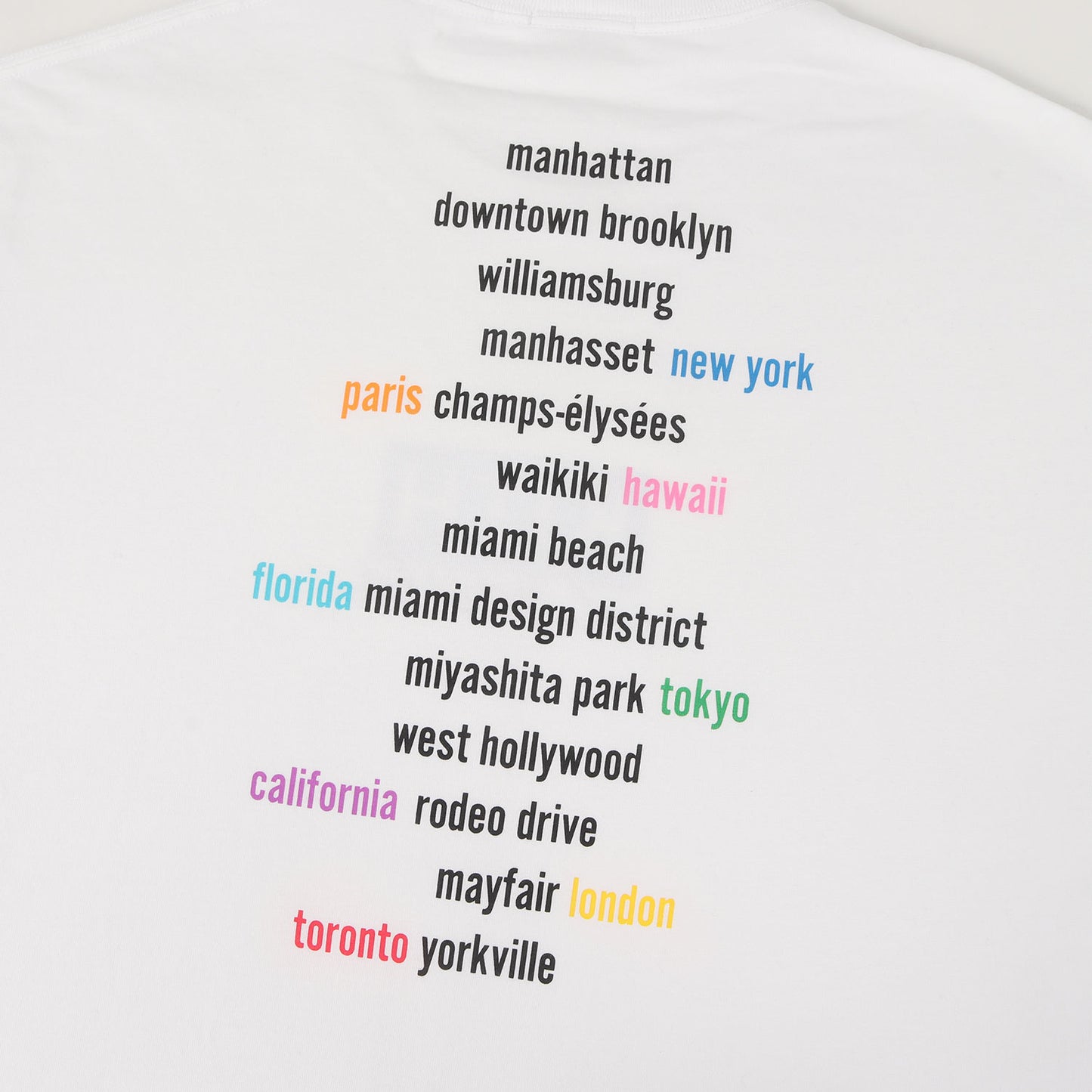 23SS KITH TREATS ニューヨーク限定カラー BOXロゴ Tシャツ(New York Cafe Tee)