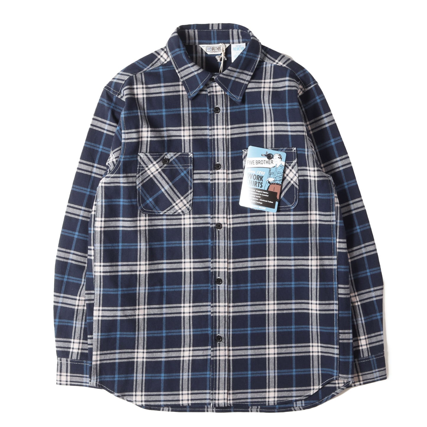 [現行モデル] ヘビー チェック フランネルシャツ (HEAVY FLANNEL WORK SHIRTS)
