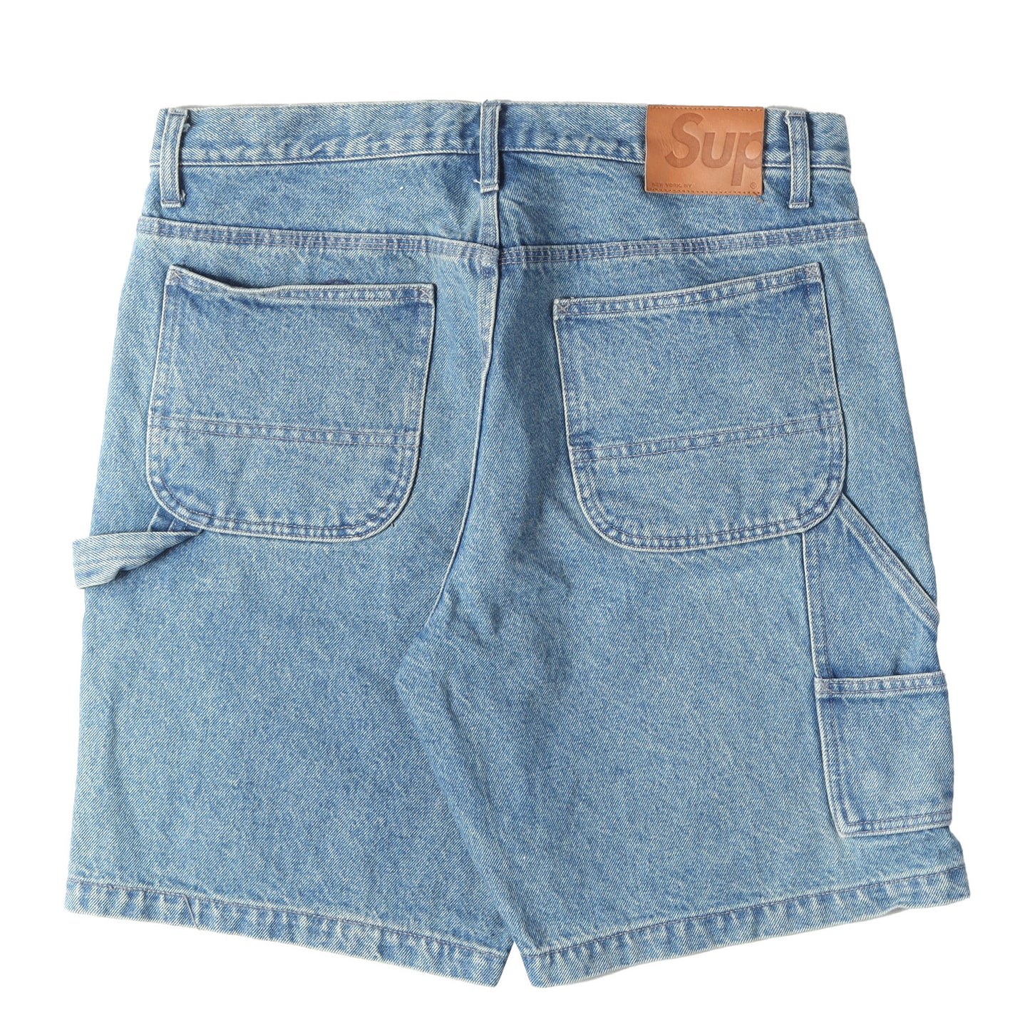 21SS ハンドスタイルロゴ ウォッシュド デニム ペインターショーツ(Handstyle Denim Painter Short)